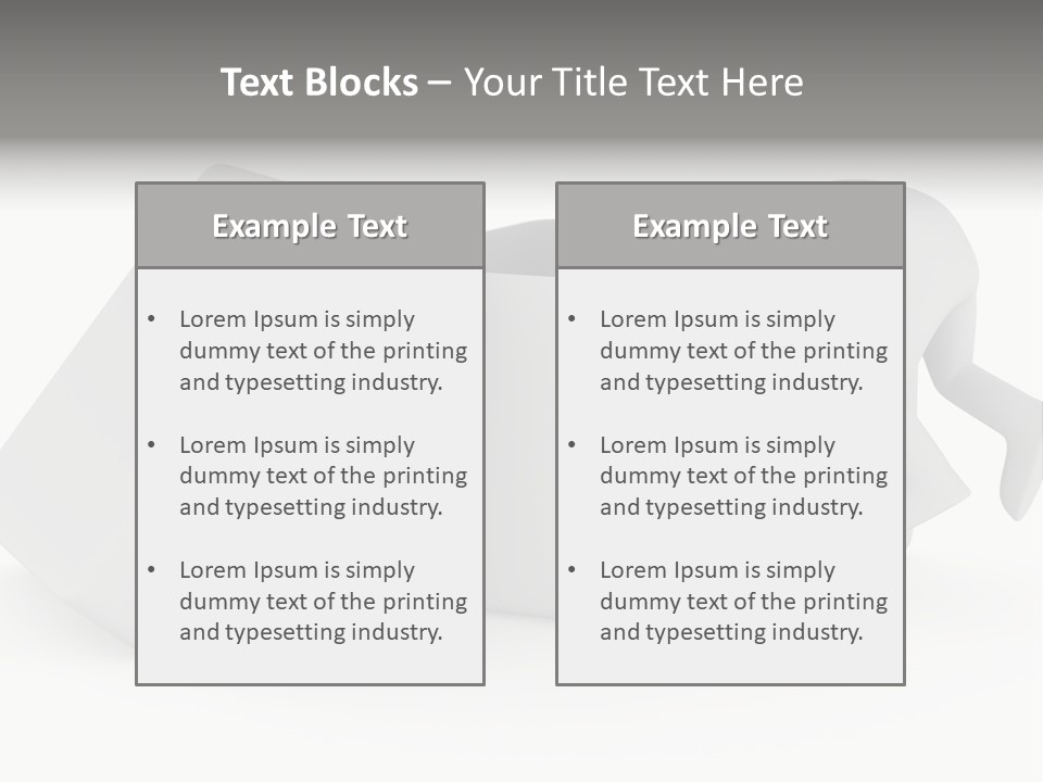 Warehouse Blank Packing PowerPoint Template