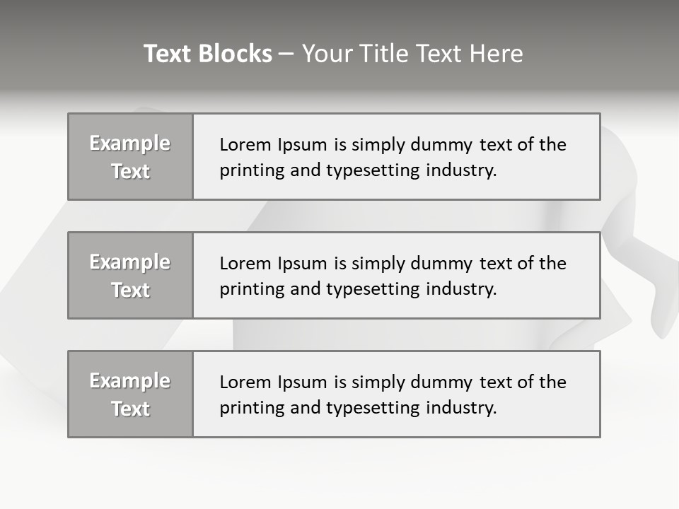 Warehouse Blank Packing PowerPoint Template