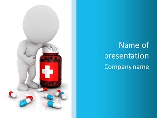 Emergency Human Pill PowerPoint Template