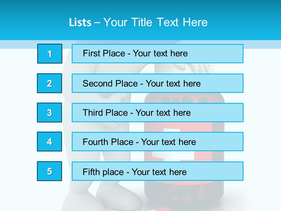 Emergency Human Pill PowerPoint Template