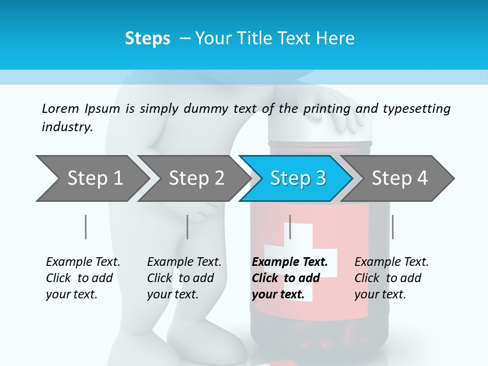 Emergency Human Pill PowerPoint Template
