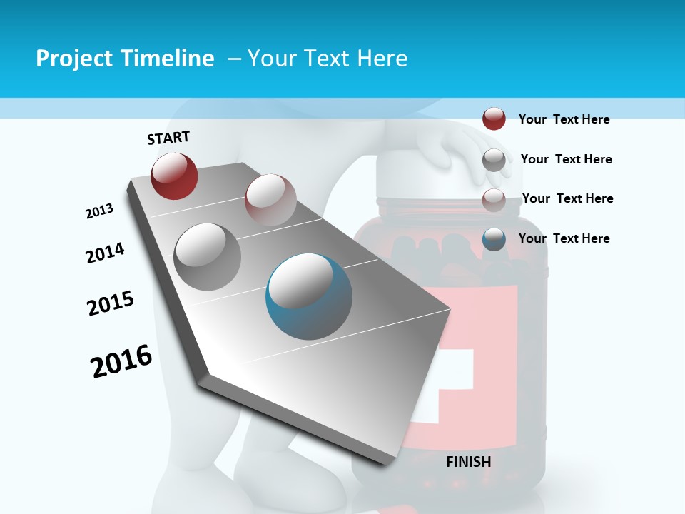 Emergency Human Pill PowerPoint Template