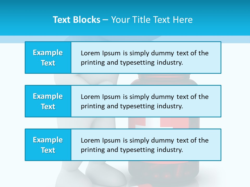 Emergency Human Pill PowerPoint Template