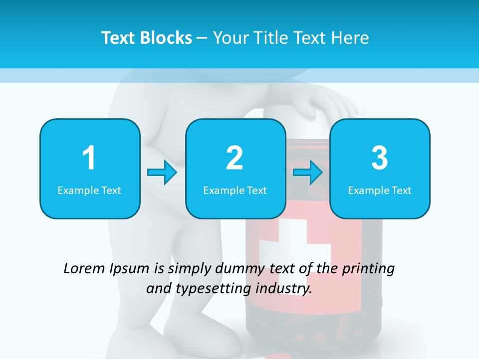 Emergency Human Pill PowerPoint Template