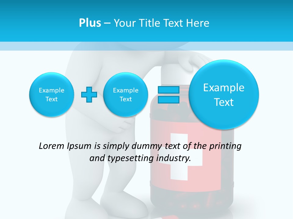 Emergency Human Pill PowerPoint Template