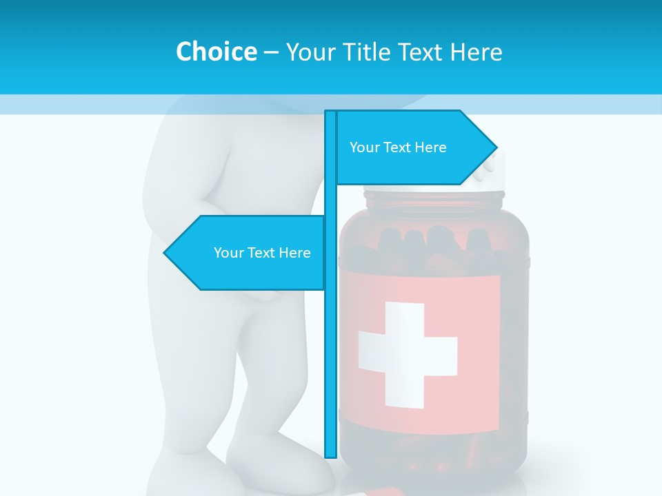 Emergency Human Pill PowerPoint Template