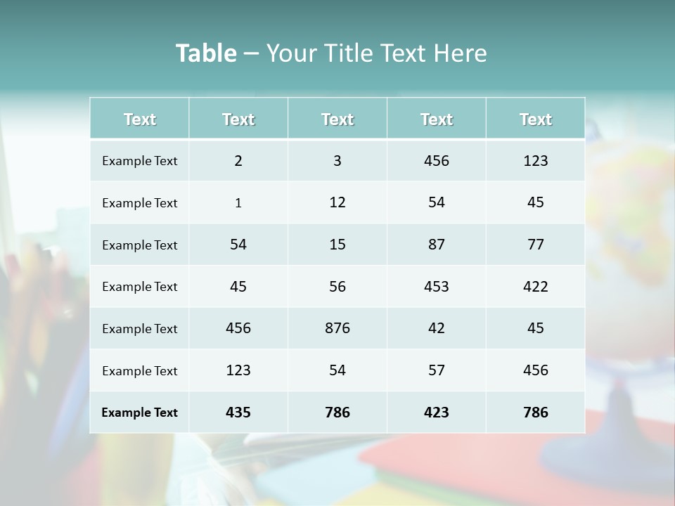 Education School Girl PowerPoint Template