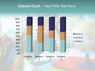 Education School Girl PowerPoint Template