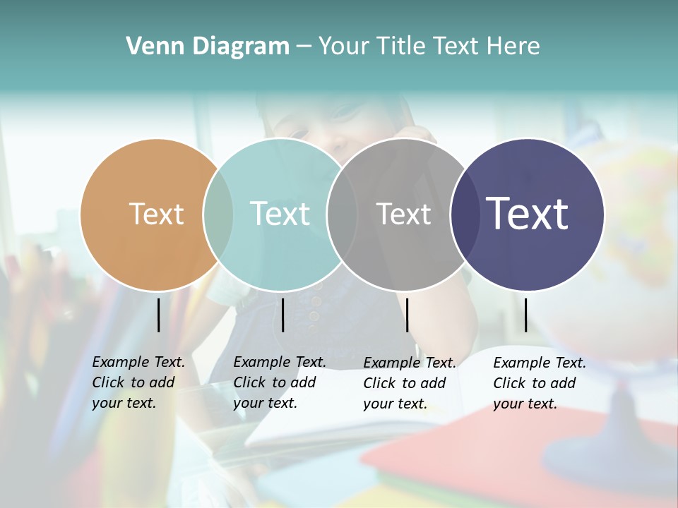 Education School Girl PowerPoint Template
