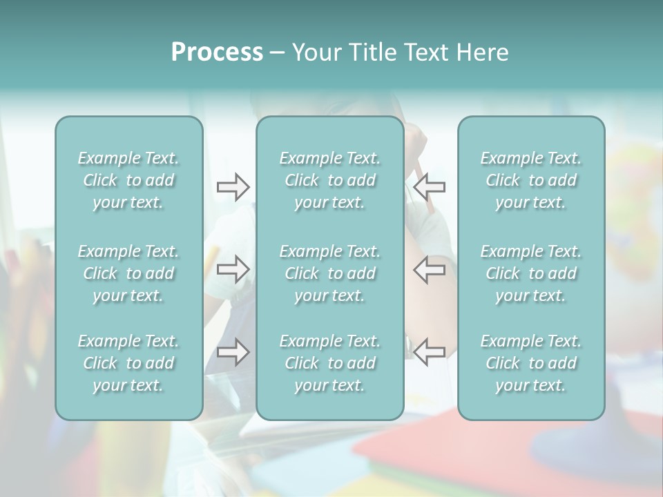 Education School Girl PowerPoint Template