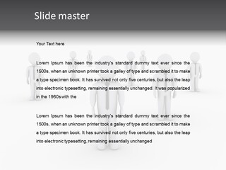 Successful Illustration Employee PowerPoint Template