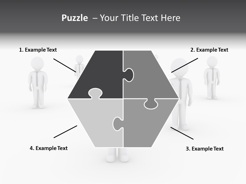 Successful Illustration Employee PowerPoint Template