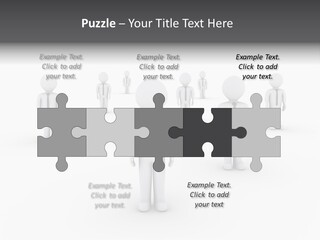 Successful Illustration Employee PowerPoint Template