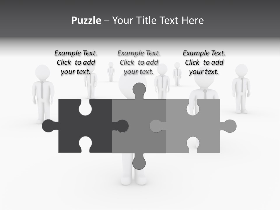 Successful Illustration Employee PowerPoint Template