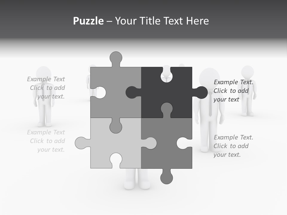 Successful Illustration Employee PowerPoint Template