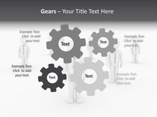 Successful Illustration Employee PowerPoint Template