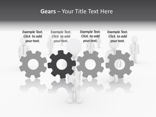 Successful Illustration Employee PowerPoint Template