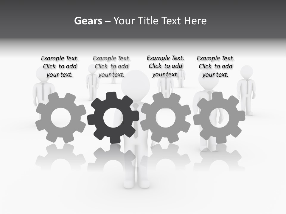 Successful Illustration Employee PowerPoint Template