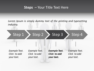 Successful Illustration Employee PowerPoint Template
