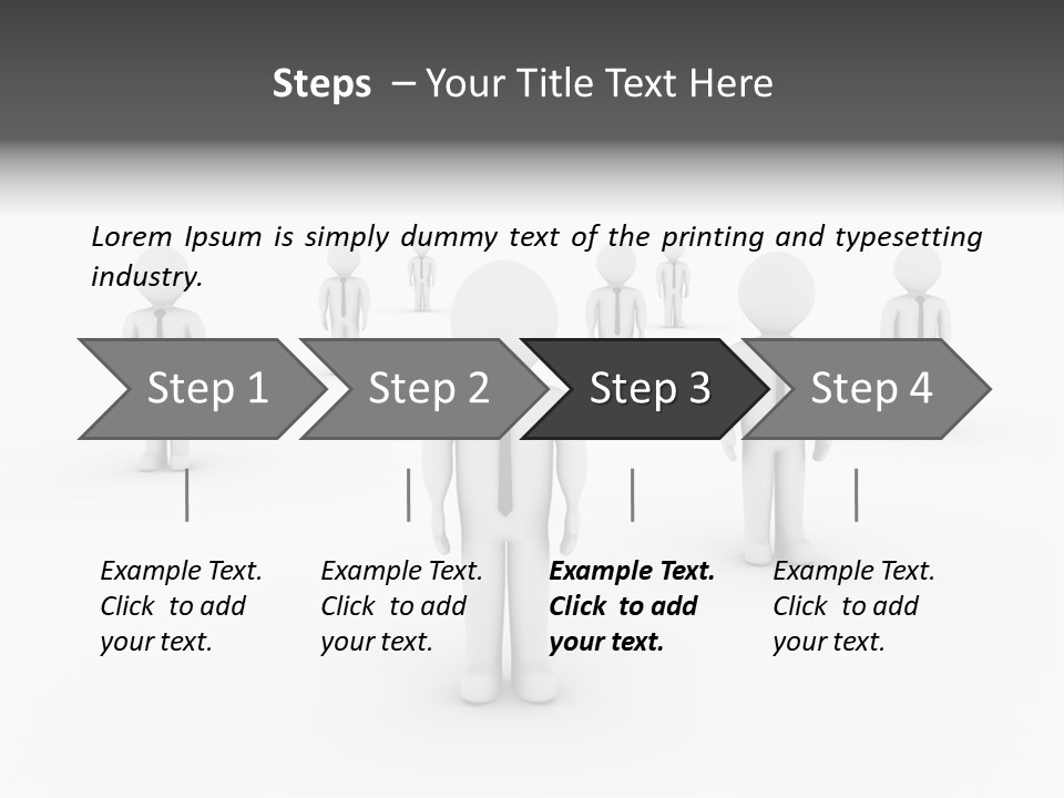 Successful Illustration Employee PowerPoint Template