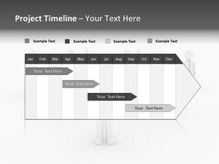 Successful Illustration Employee PowerPoint Template