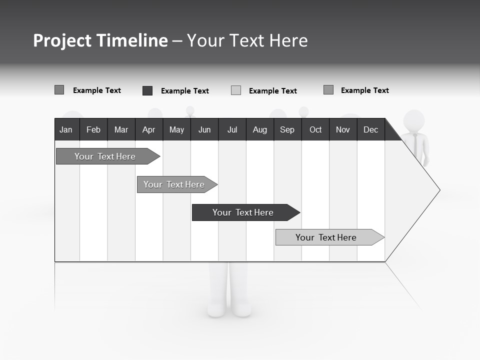 Successful Illustration Employee PowerPoint Template