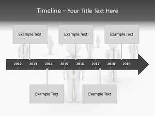Successful Illustration Employee PowerPoint Template