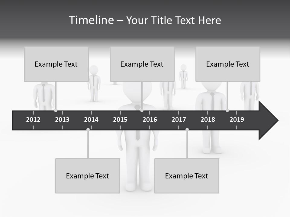 Successful Illustration Employee PowerPoint Template