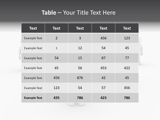 Successful Illustration Employee PowerPoint Template