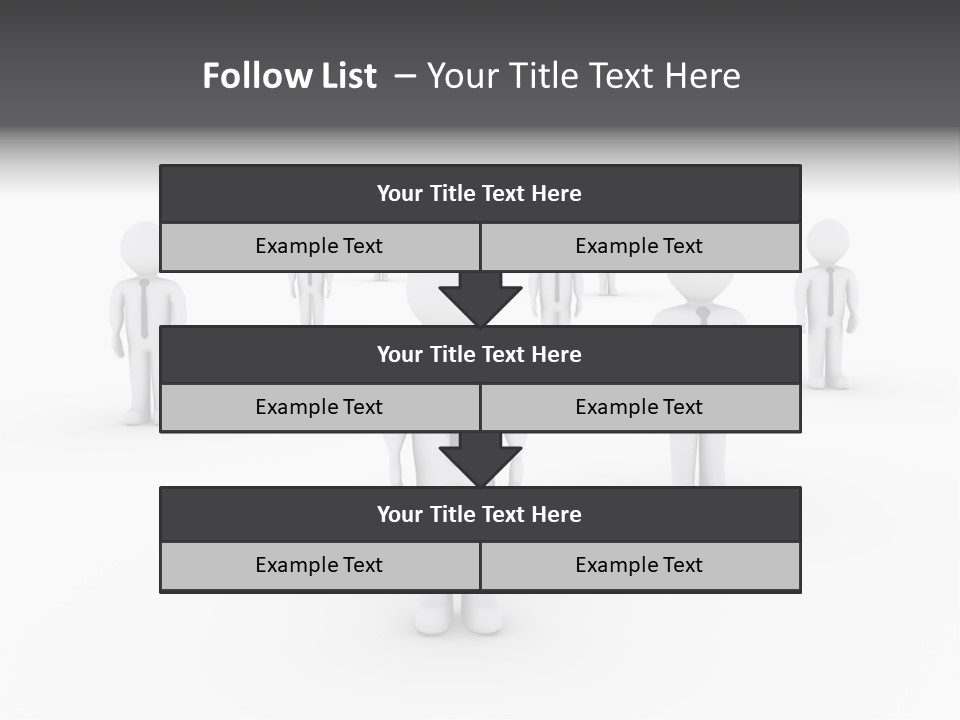 Successful Illustration Employee PowerPoint Template