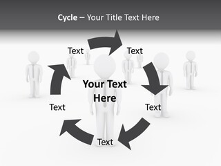 Successful Illustration Employee PowerPoint Template
