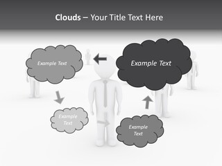 Successful Illustration Employee PowerPoint Template