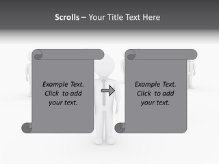 Successful Illustration Employee PowerPoint Template