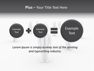Successful Illustration Employee PowerPoint Template
