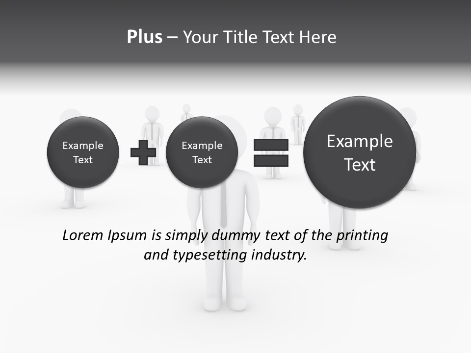 Successful Illustration Employee PowerPoint Template