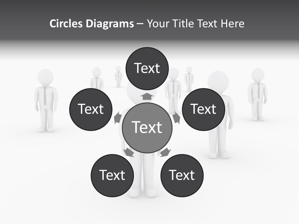 Successful Illustration Employee PowerPoint Template