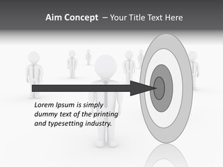 Successful Illustration Employee PowerPoint Template