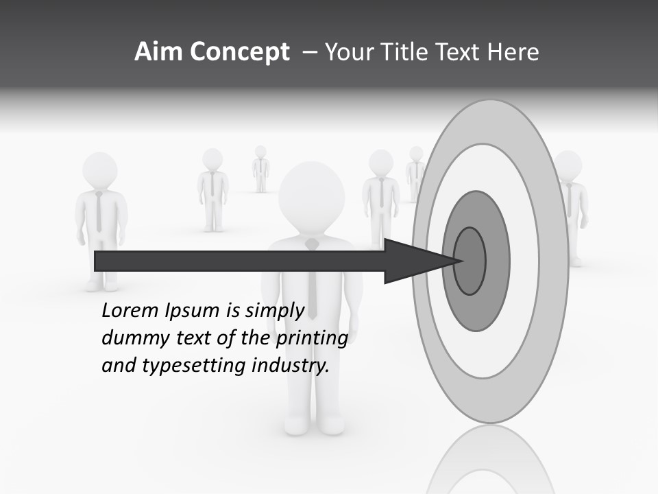 Successful Illustration Employee PowerPoint Template