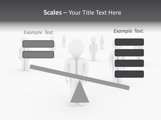 Successful Illustration Employee PowerPoint Template