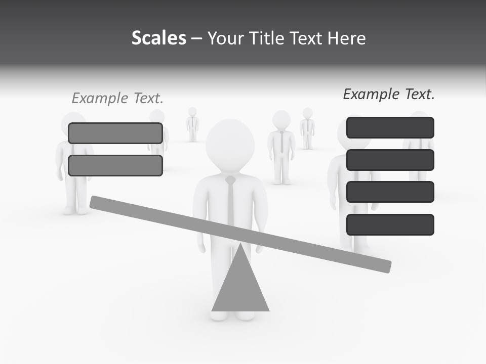 Successful Illustration Employee PowerPoint Template