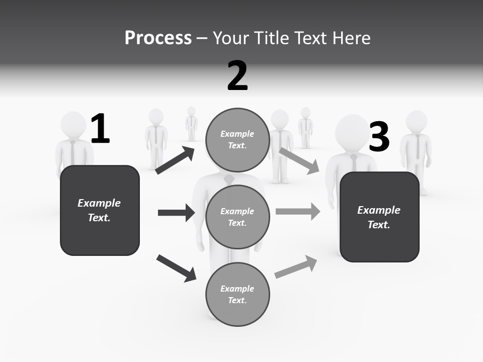 Successful Illustration Employee PowerPoint Template