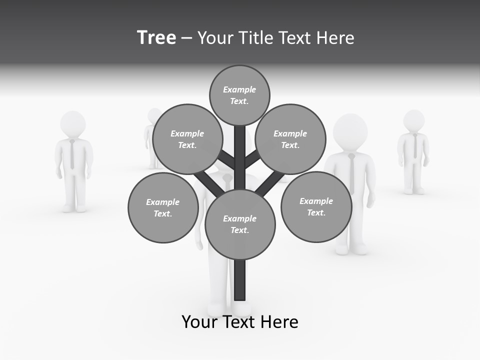 Successful Illustration Employee PowerPoint Template