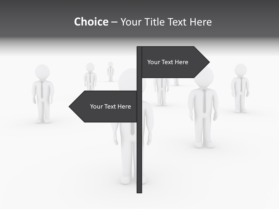Successful Illustration Employee PowerPoint Template
