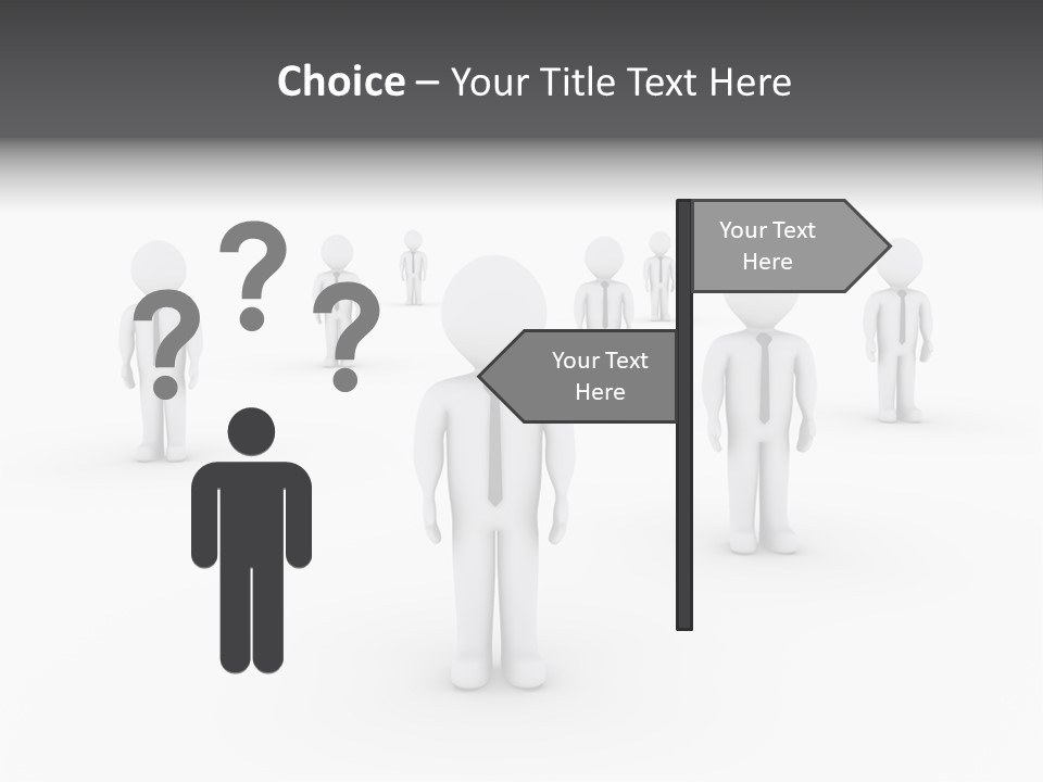 Successful Illustration Employee PowerPoint Template