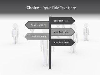 Successful Illustration Employee PowerPoint Template