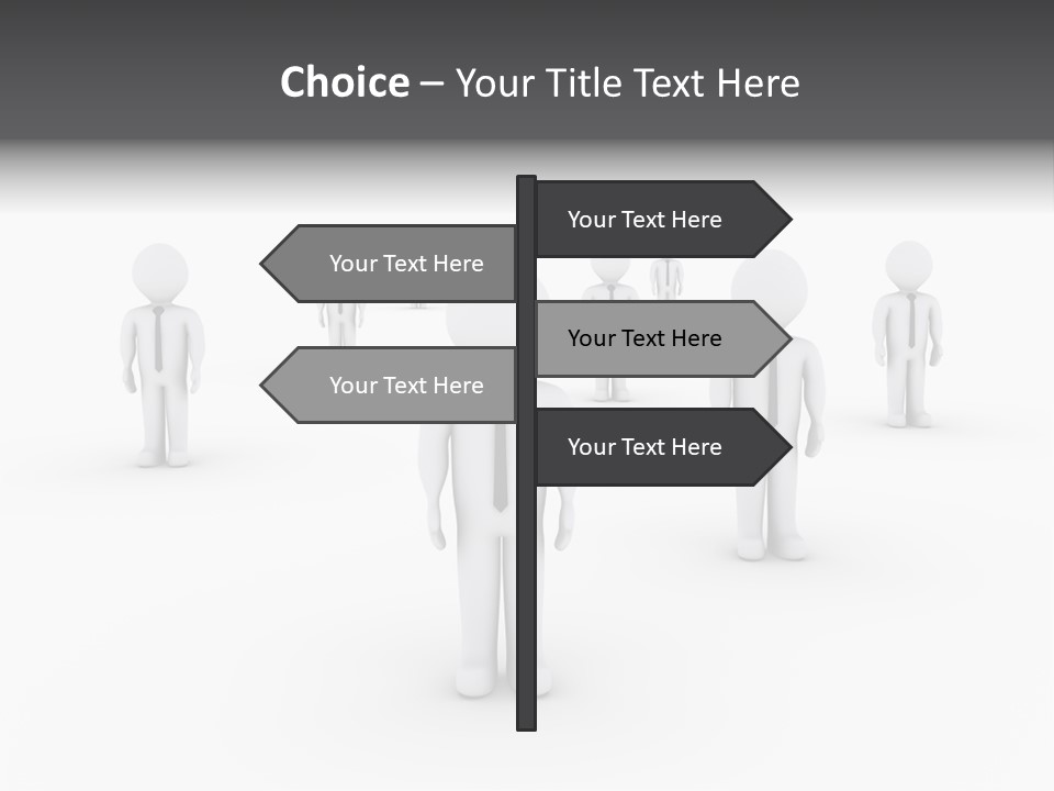 Successful Illustration Employee PowerPoint Template