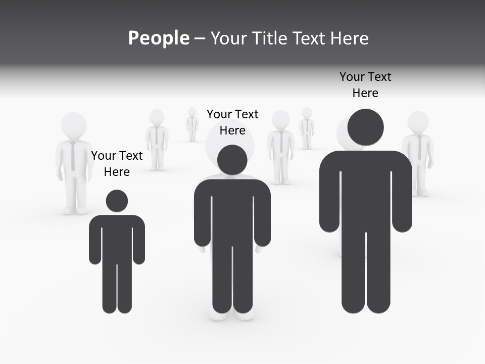 Successful Illustration Employee PowerPoint Template