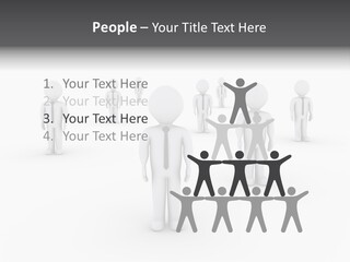Successful Illustration Employee PowerPoint Template