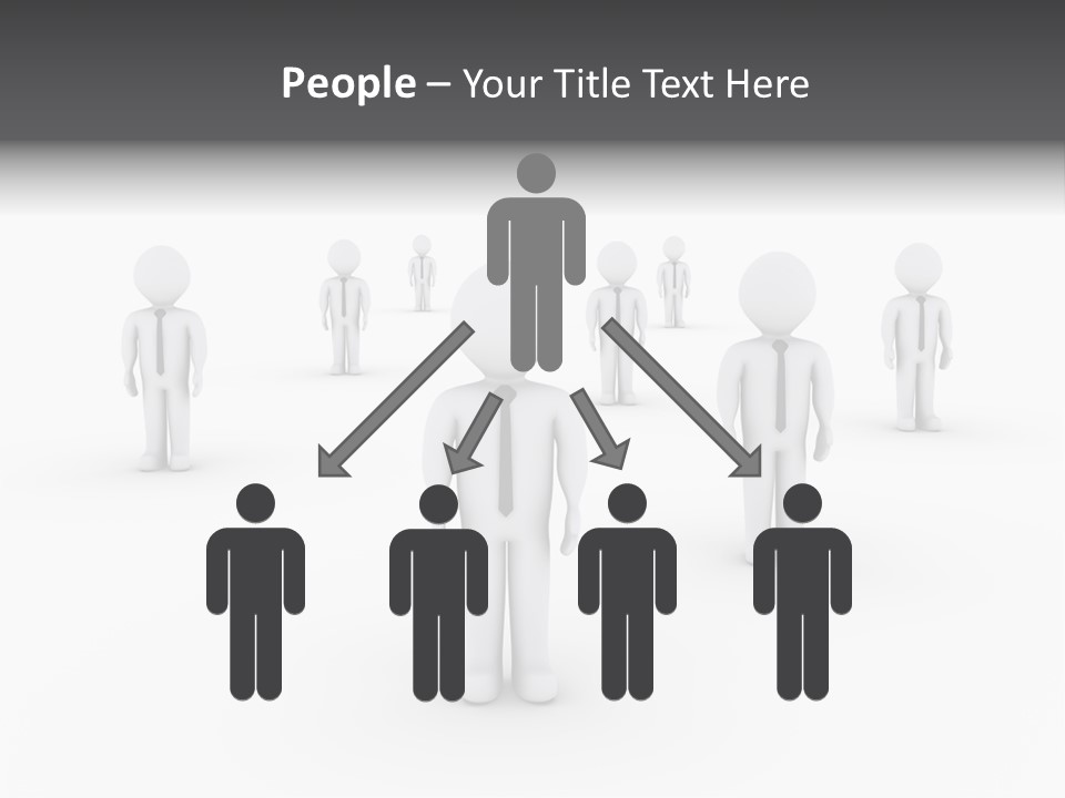 Successful Illustration Employee PowerPoint Template