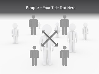 Successful Illustration Employee PowerPoint Template